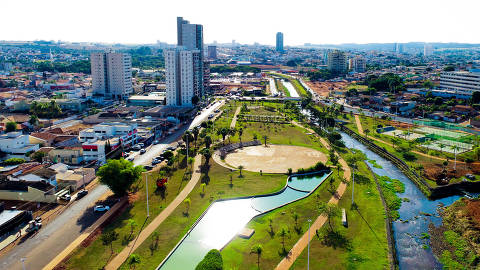 Cidade de Rio Verde, em Goiás 