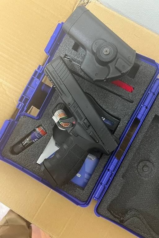 Armas encontradas durante a operação