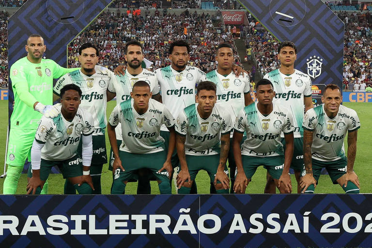 Jogadores do Palmeiras campeão do Campeonato Brasileiro de 2023