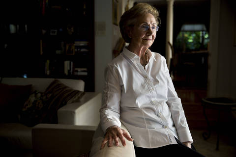 Juanita Castro, sister of Cuban President Fidel Castro, who died Friday, at her home in Miami, Nov. 28, 2016. Castro, who fled Cuba decades ago and became a vocal critic of her brother?s regime, expressed disdain for those who rejoiced over his death. (Scott McIntyre/The New York Times) ORG XMIT: XNYT116