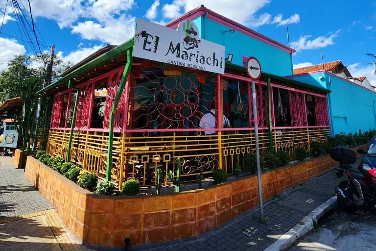 Fachada do restaurante El Mariachi, na Vila Madalena
