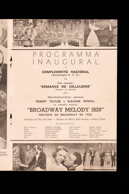 Veja o folheto de inauguração do cine Metro, em SP, em 1938