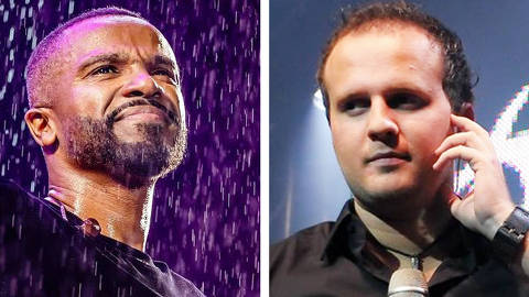 Cantor Alexandre Pires e o empresário Matheus Possebon
