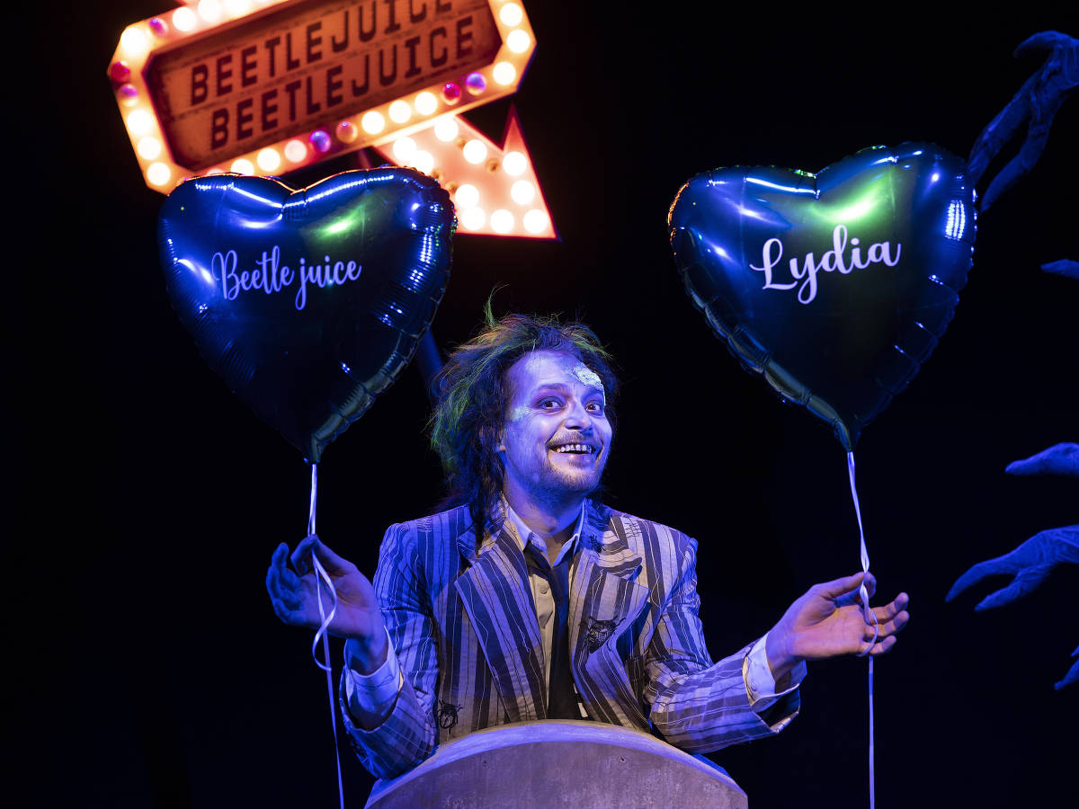 Eduardo Sterblitch em ´Beetlejuice, o Musical´