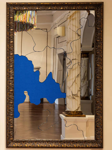 Obra 'Metamorfosi' na exposição Terzo Paradiso, de Michelangelo Pistoletto ORG XMIT: @joaocaldasfilho