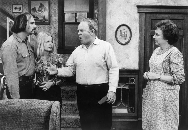 Cena da sitcom 'Tudo em Família', criado por Norman Lear em 1971