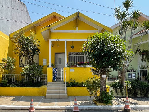 A histórica Vila Maria Zélia, no bairro do Belenzinho, zona leste de São Paulo.