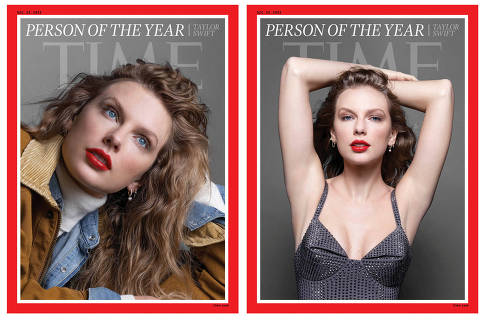 Singer/songwriter Taylor Swift appears on the cover of Time Magazine's 2023 