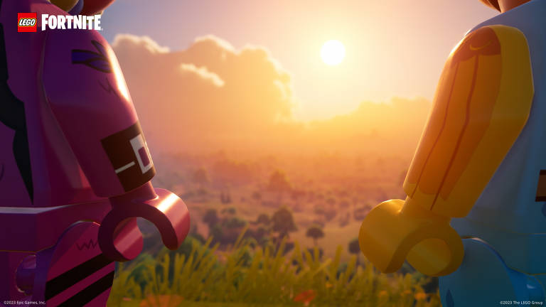 Imagem do jogo 'Lego Fortnite', da Epic Games