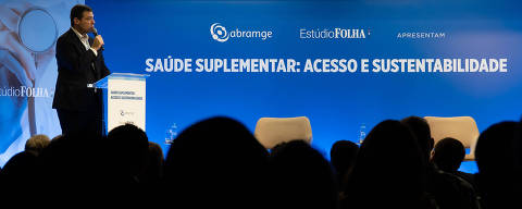 Renato Casarotti, presidente da Abramge, na abertura do seminário