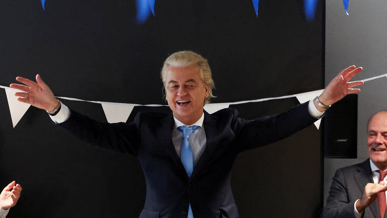 Geert Wilders é líder do Partido pela Liberdade, de ultradireita, e vencedor das eleições gerais na Holanda. O político é conhecido por tendências populistas e discurso anti-islâmico