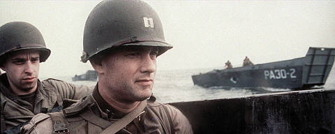O ator Tom.Hanks em cena do filme 