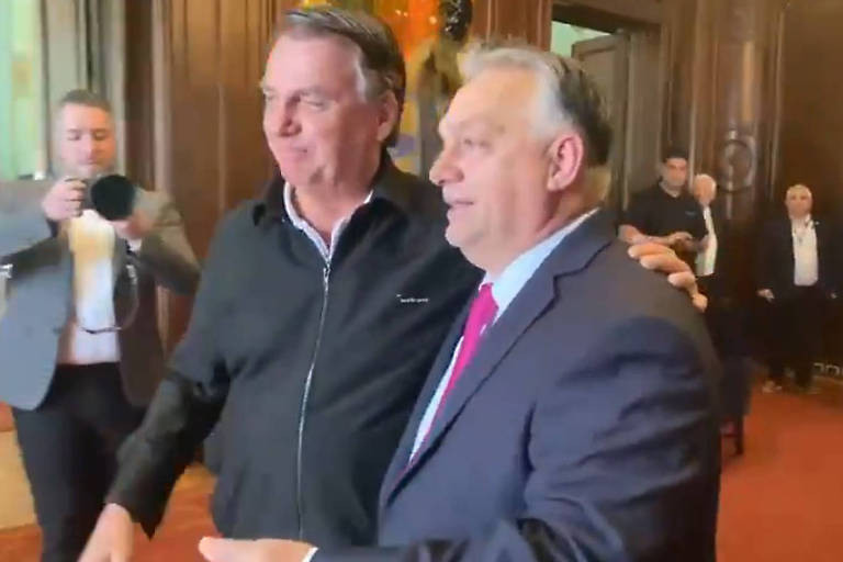 Bolsonaro se encontra com Orbán, premiê da Hungria, na Argentina