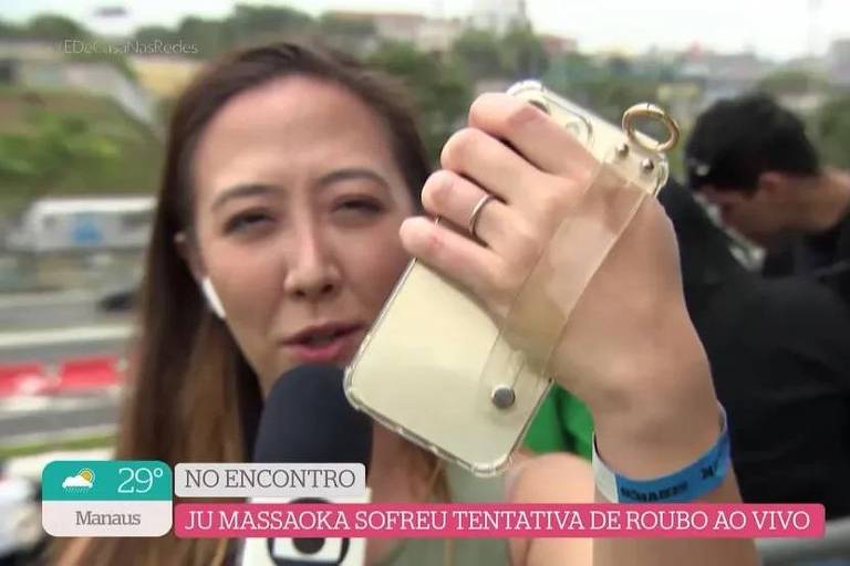 Repórter da Globo tem celular furtado durante transmissão ao vivo no 'Bom  Dia SP'; assista