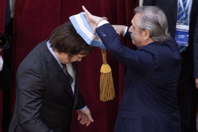 Veja imagens da posse de Javier Milei, novo presidente da Argentina
