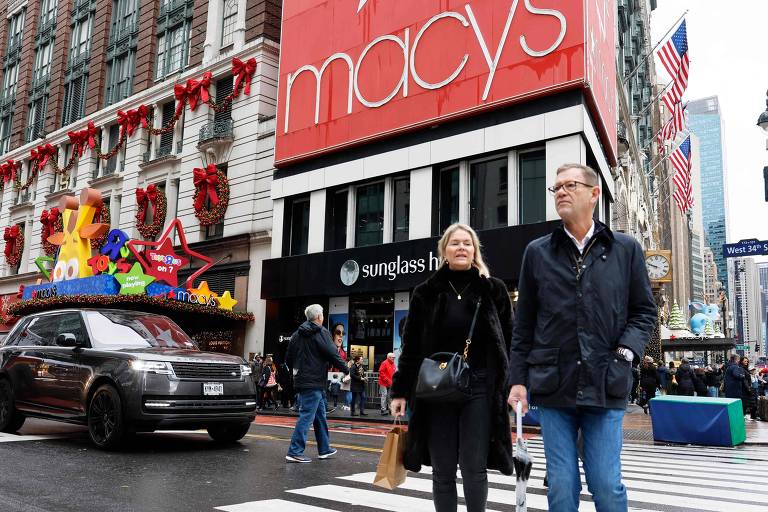 Fachada de loja da Macy's na Herald Square, em Nova York