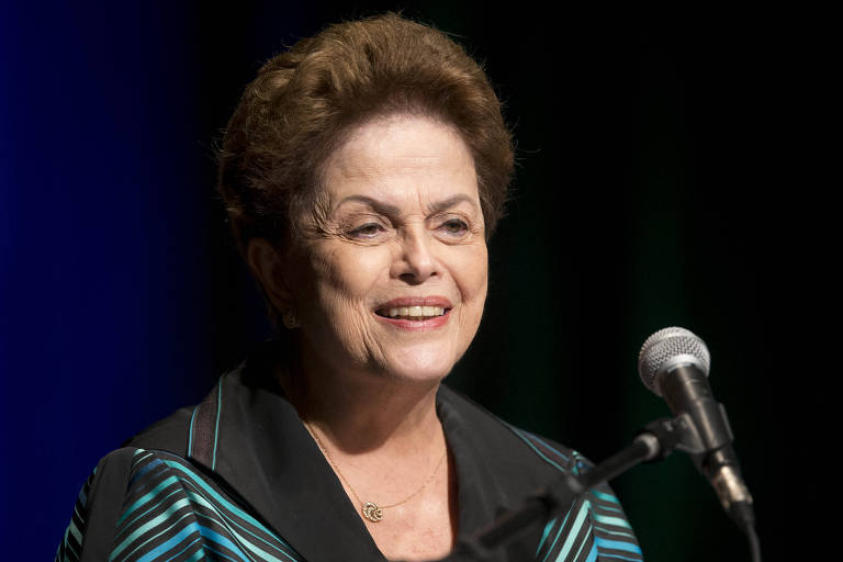 A ex-presidente Dilma Rousseff durante evento do BNDES no Rio de Janeiro