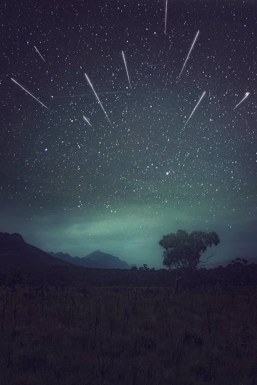 Chuva de meteoros terá até 120 'estrelas cadentes' por hora no Brasil