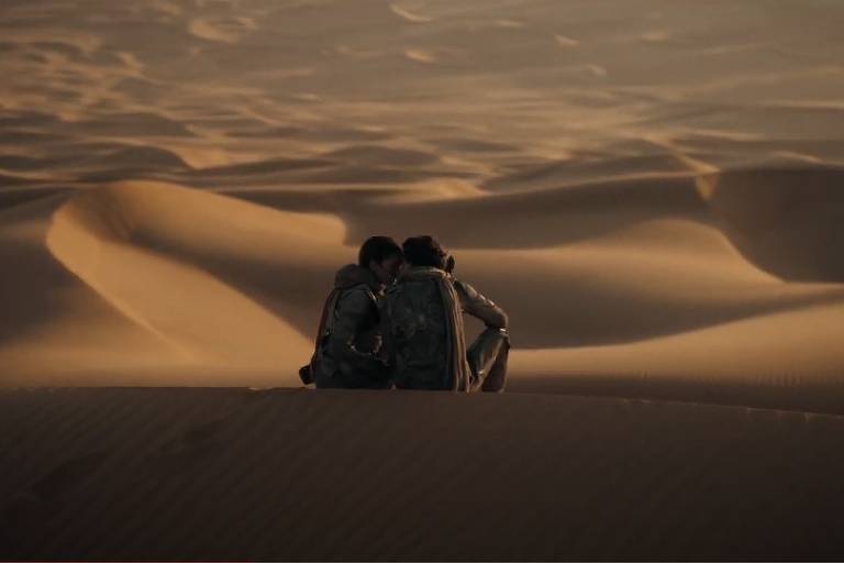  Timothée Chalamet e Zendaya juntos no deserto 