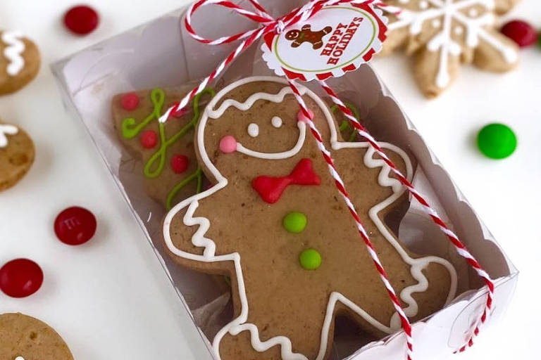 Aprenda a receita dos biscoitos de Natal tipo gingerbread
