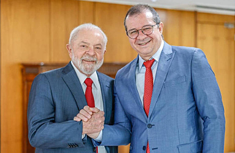 Presidente Lula com o deputado estadual Luiz Fernando Crédito luizfernandopt13 no  Instagram