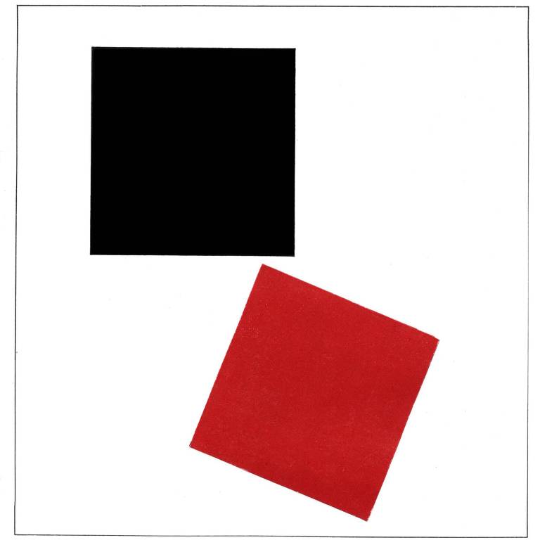 Livro "Sobre Dois Quadrados", de El Lissitzky