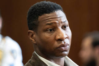 Actor Jonathan Majors appears in court in New York