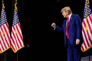 FILE PHOTO: Republican presidential candidate and former U.S. President Trump campaigns in Reno