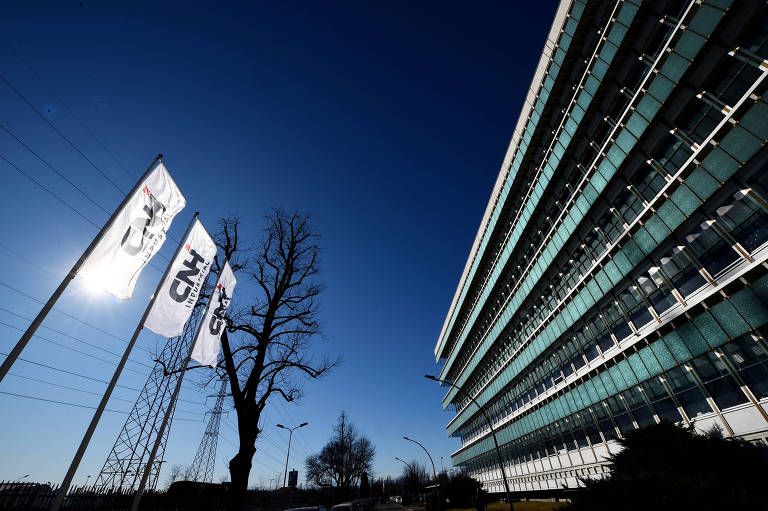 FILE PHOTO: A CNH Industrial building is pictured in Turin, Italy, February 5, 2020. REUTERS/ Massimo Pinca/File Photo ORG XMIT: FW1