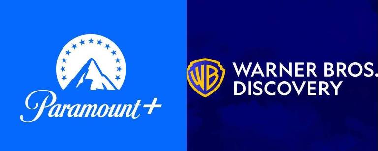 Logos dos estúdios Paramount e Warner 