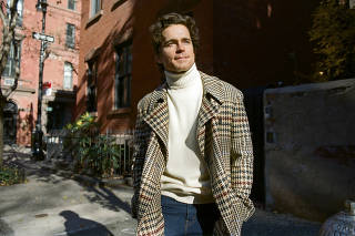 Matt Bomer in New York, Dec. 6, 2023. (Sabrina Santiago/The New York Times)