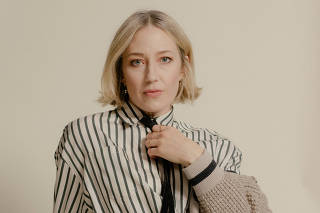 Carrie Coon, a star of The Gilded Age on HBO, in Los Angeles on Nov. 28, 2023. (Amy Harrity/The New York Times)