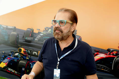 SAO PAULO, SP, BRASIL, 05/11/2023 - o presidente da Federacao Paulista de Futebol, Reinaldo Carneiro, durante realização do Grande Premio Sao Paulo de Formula 1 realizado no autodromo de Interlagos. Coluna Monica Bergamo. Foto: Greg Salibian/Folhapress - ILUSTRADA