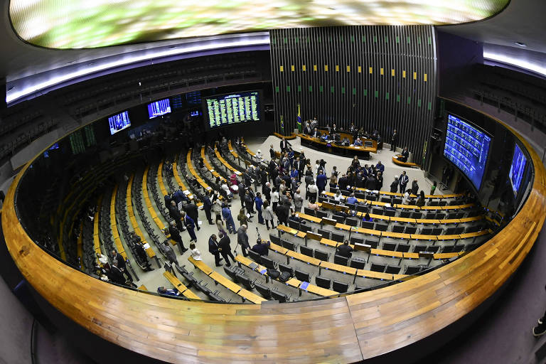 Plenário da Câmara dos Deputados visto do alto