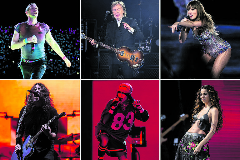 Paul McCartney, Taylor Swift, The Town e outros grandes shows