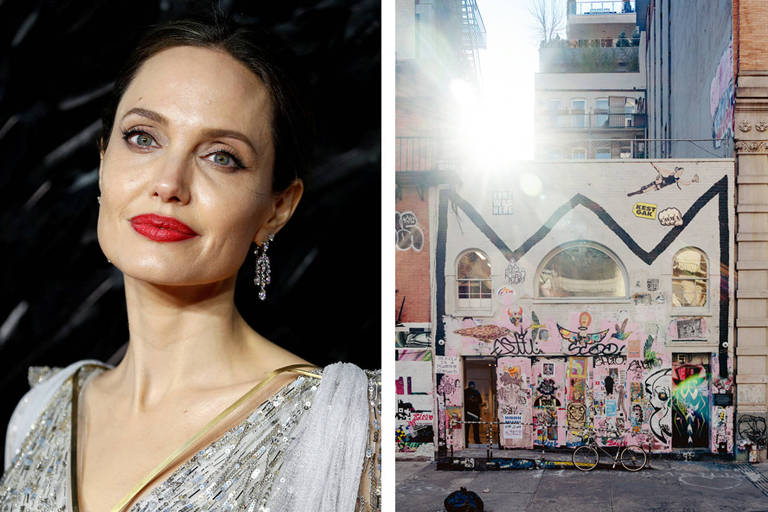 Angelina Jolie monta ateliê de moda com a filha em prédio que já foi de gângster e de Warhol