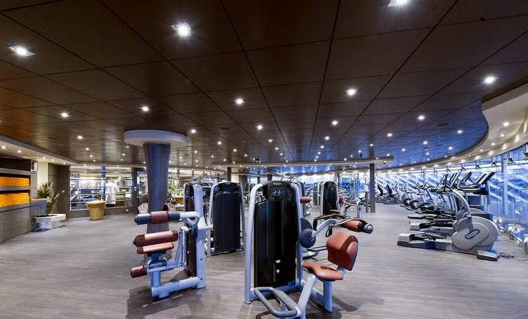 A academia dentro do navio