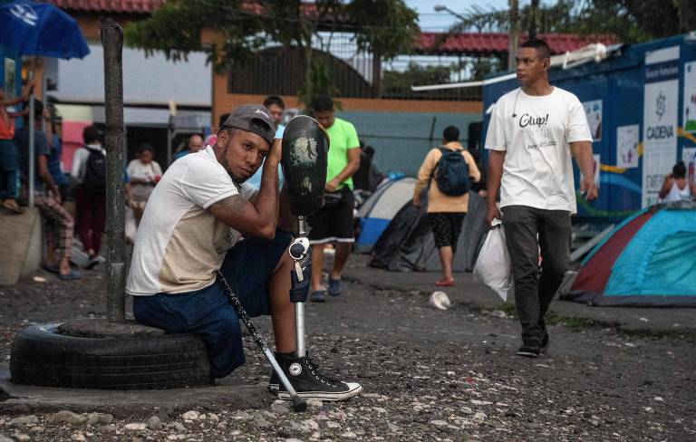 Venezuelano com uma perna cruzou nove países sem documentos até chegar aos EUA