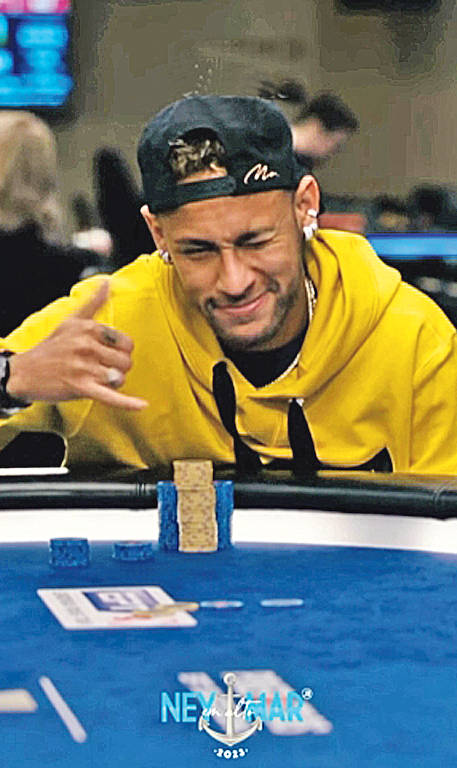 Neymar no seu cruzeiro