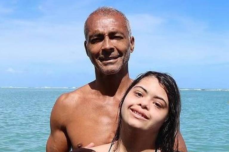 Ex-mulher de Romário diz que ele foi negligente com saúde da filha que tem Down