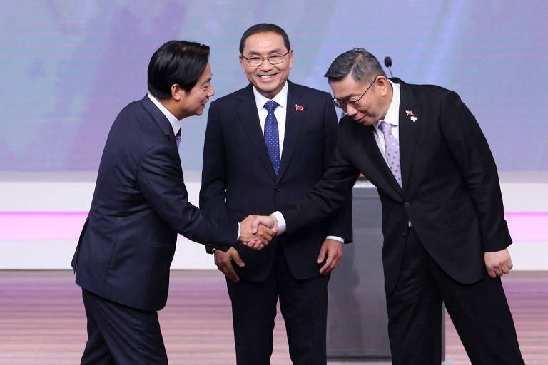 Debate de candidatos à Presidência de Taiwan tem acusações mútuas e até choro