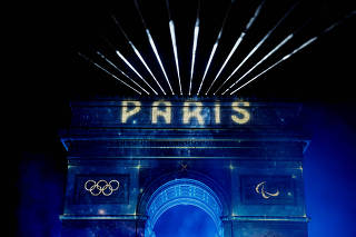 Paris celebrates New Year with Olympics looming