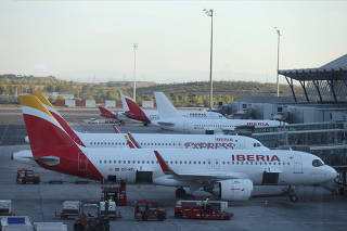 FILE PHOTO: Cabin crews at IAG's Iberia Express prepare to strike on Sunday