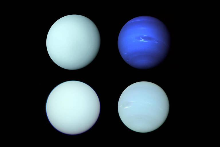 Cores de Urano e Netuno são mais próximas do que imaginávamos