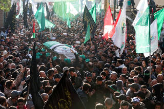 Funeral of Ahmad Hammoud, in Burj al-Shemali