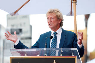 FILE PHOTO: Nigel Lythgoe unveils his star on the Hollywood Walk of Fame in Los Angeles