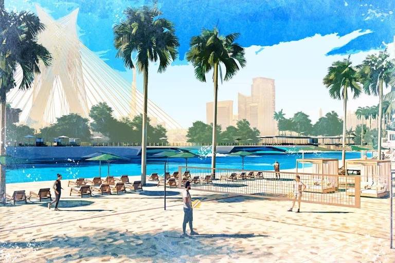 Projeto do São Paulo Surf Club, que terá piscina de ondas artificiais e abrirá no final do ano