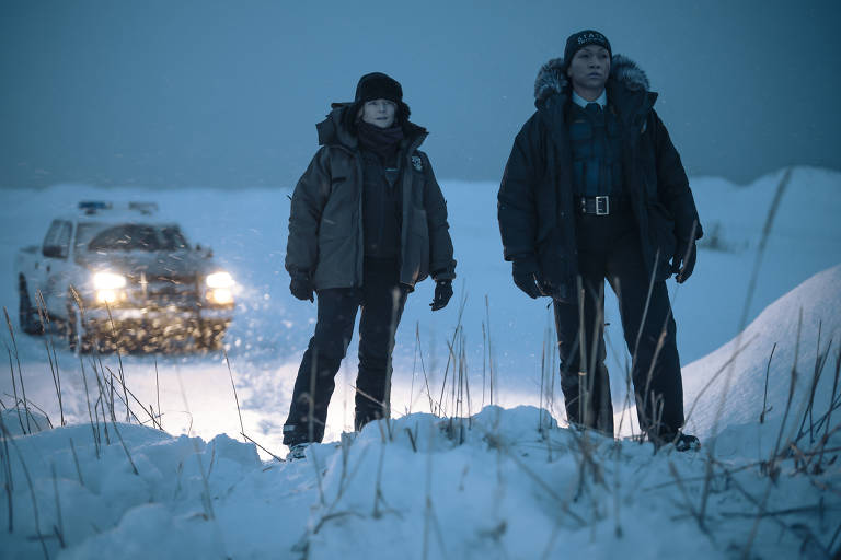 Jodie Foster e Kali Reis em cena da série "True Detective: Terra Noturna", da HBO