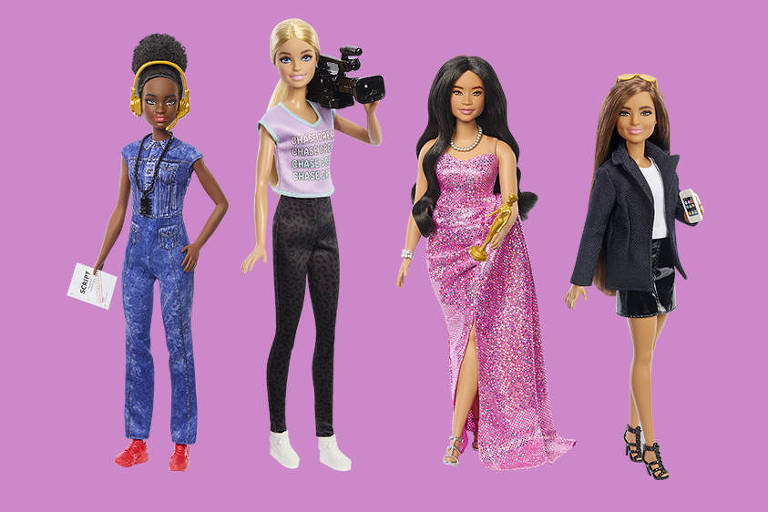 Boneca Barbie ganha quatro versões com carreiras ligadas à indústria cinematográfica