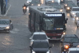 Chuva forte atinge zona sul de São Paulo